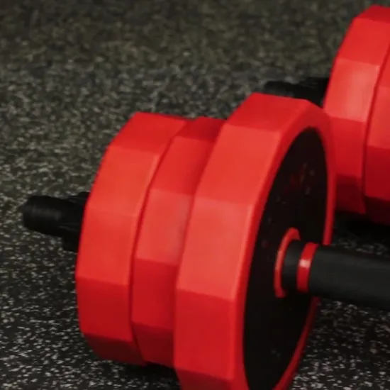 Workout Equipment Basics Adjustable Barbell Lifting Dumbbells Weight Set