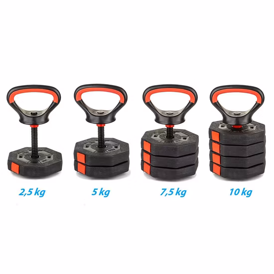 20kg Cement Weight Lifting Dumbbel Detachable Changeable Dumbbell 40 Kg Adjustable Pair Golden Barbell Dumbbell Set