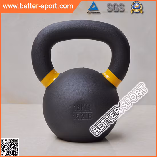China Cheap Price Color Powder Painted Cast Iron Kettlebell Multifunctional Kettlebell