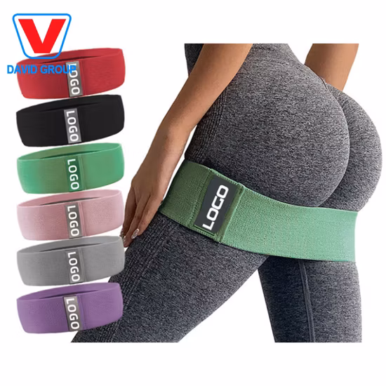 Yoga Belt with Customized Patterns for Promotional Gifts Elastic Latex Fitness Yoga Bands for Training