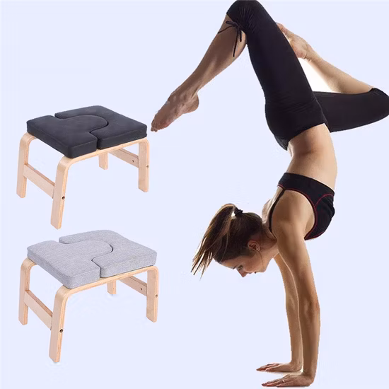 High Quality Headstand Bench, Inversion Wooden Invert Yoga Stool