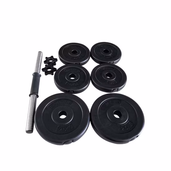 Adjustable 20kg Cement Home Gym Fitness Equipment Weight Lifting Dumbbel Kettlebell Set